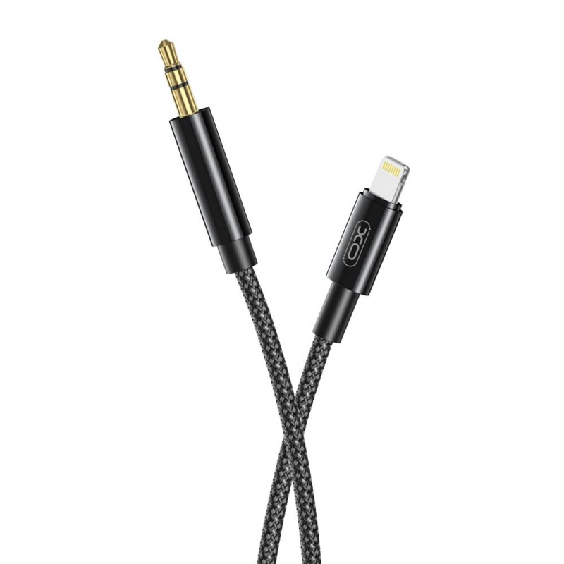Apple Lightning - jack 3,5mm 1,0 m Melns