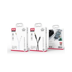 Apple Lightning - jack 3,5mm 1,0 m Melns