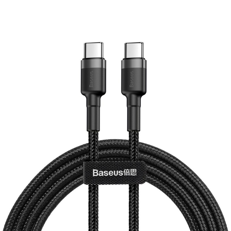 Baseus Type C - Type C PD60W 2m Melns