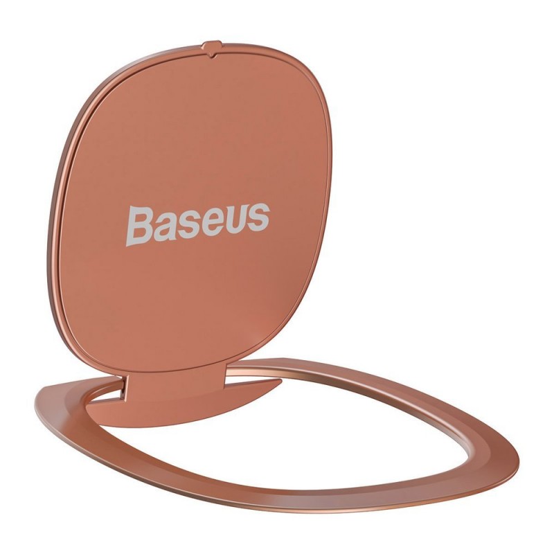 Baseus ring holder phone stand Rozā