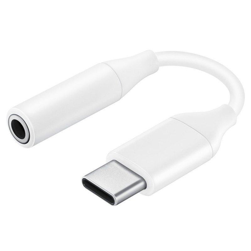Samsung Adapter 3,5mm Mini Jack - USB Type C Balts