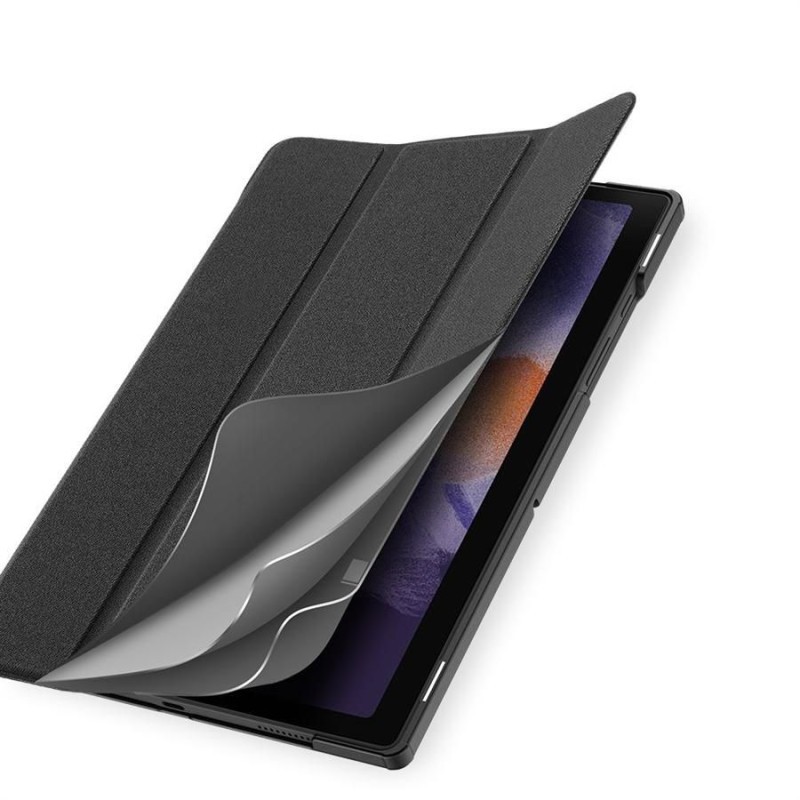 Planšetdatora atveramais maciņš Samsung Domo - Trifold Case Melna