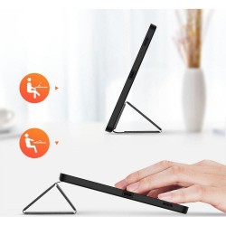 Viedtālruņa atveramais maciņš Samsung Tab S9 FE Melna