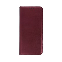 Viedtālruņa atveramais maciņš Samsung Galaxy S24 Smart Magnetic Burgundy