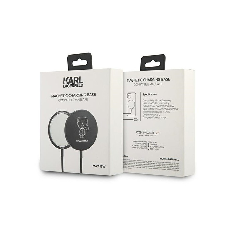 Bezvadu lādētājs MagSafe 15W Melna