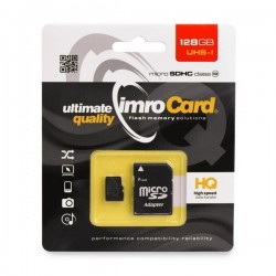 Kabeļa pārveidotājs microSD 128GB CLASS 10 UHS I 100MB/s z