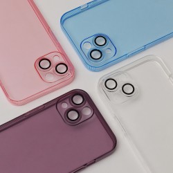 Viedtālruņa aizmugurējais vāciņš Samsung Galaxy A05S Slim Color Zila, Caurspīdīga