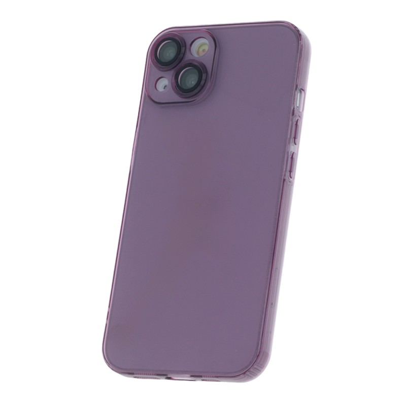 Viedtālruņa aizmugurējais vāciņš Samsung Galaxy A05S Slim Color Transparent, Violet
