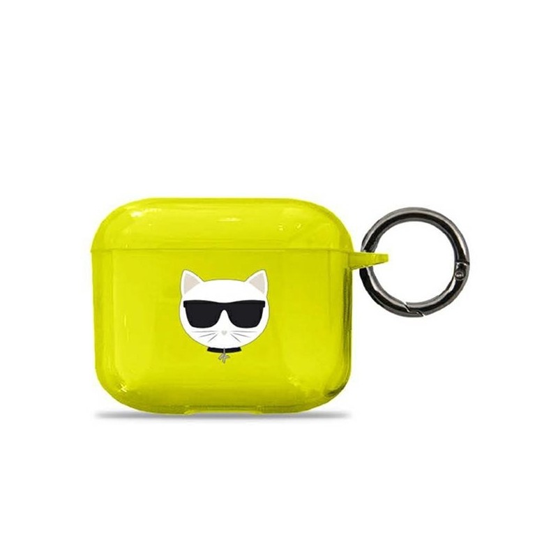 Karl Lagerfeld KLA3UCHFY AirPods 3 cover żółty/yellow Choupette