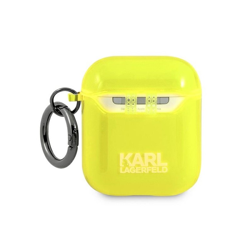 Apple Choupette Collection Karl Lagerfeld Yellow Airpods 1/2