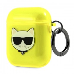 Apple Choupette Collection Karl Lagerfeld Yellow Airpods 1/2