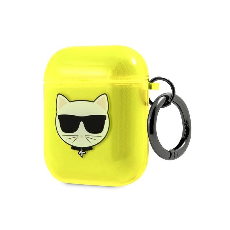 Apple Choupette Collection Karl Lagerfeld Yellow Airpods 1/2