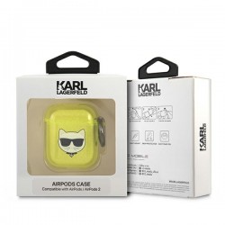 Apple Choupette Collection Karl Lagerfeld Yellow Airpods 1/2