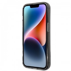 Viedtālruņa aizmugurējais vāciņš Apple iPhone 14 Pro Glitter Karl and Choupette NFT KLHCP14LHNKCTGK Melna, Ar Dizainu