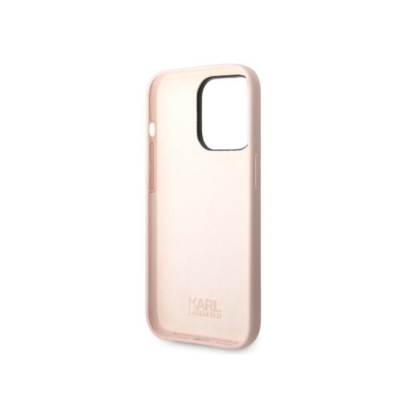 Viedtālruņa aizmugurējais vāciņš Apple iPhone 14 Pro KLHCP14LSNCHBCP Rozā, Ar Dizainu
