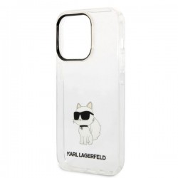 Apple iPhone 14 Pro Max Ikonik Choupette Karl Lagerfeld Transparent