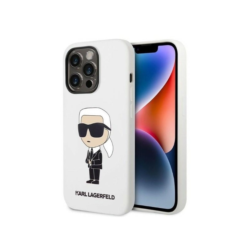 Viedtālruņa aizmugurējais vāciņš Apple iPhone 14 Pro Max Ikonik NFT Balta, Ar Dizainu