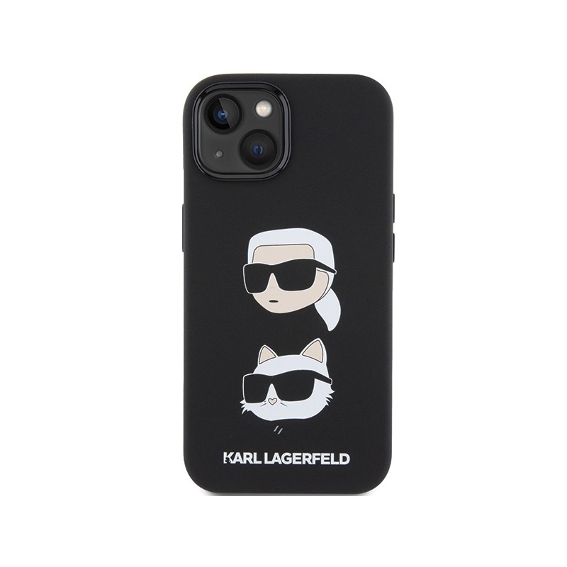 Viedtālruņa aizmugurējais vāciņš Apple Iphone 15 Plus KLHCP15MSDHKCNK Melna