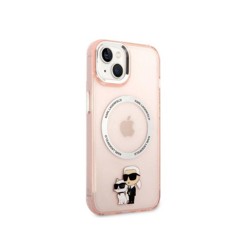 Viedtālruņa aizmugurējais vāciņš Apple iPhone 14 KLHMP14SHNKCIP Pink, With Design