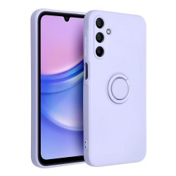Viedtālruņa aizmugurējais vāciņš Samsung Galaxy A15 5G Silicone Ring Violeta
