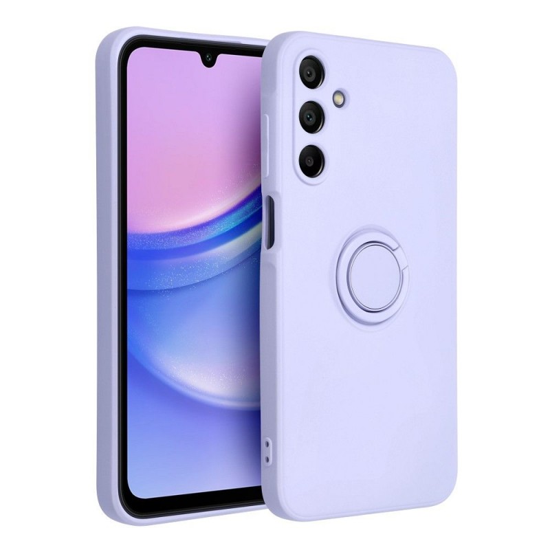 Viedtālruņa aizmugurējais vāciņš Samsung Galaxy A15 5G Silicone Ring Violet