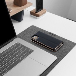 Viedtālruņa atveramais maciņš Xiaomi Redmi 13C Luna Book Melna, Zelta