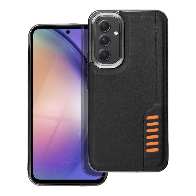 Viedtālruņa aizmugurējais vāciņš Samsung Galaxy A54 5G Milano case Black