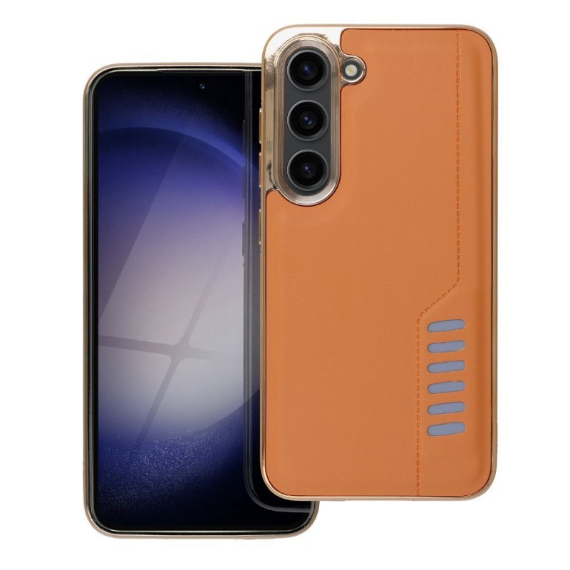 Viedtālruņa aizmugurējais vāciņš Samsung Galaxy A05S Milano case Brown