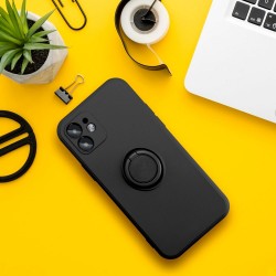 Viedtālruņa aizmugurējais vāciņš Samsung Galaxy A55 5G Silicone Ring Melna