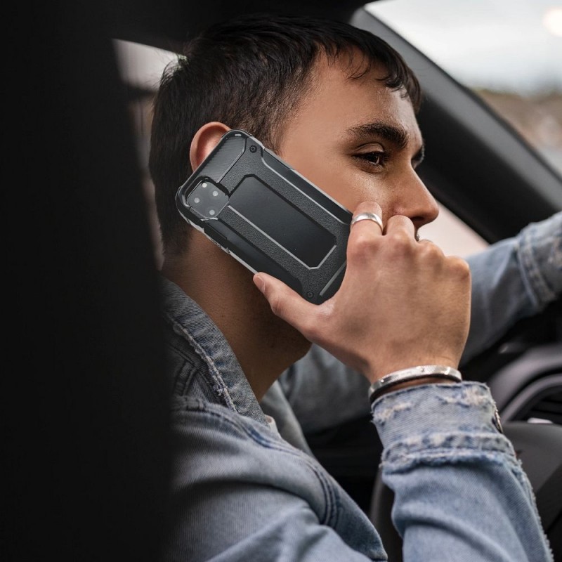 Viedtālruņa aizmugurējais vāciņš Samsung Galaxy A35 Melna