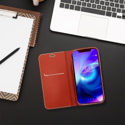 Nutitelefoni klapiümbris Xiaomi Redmi 12 4G Luna Book Gold Punane