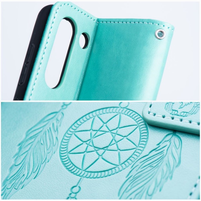 Viedtālruņa atveramais maciņš Xiaomi Redmi 12 4G Mezzo Book Dreamcatcher Zaļa