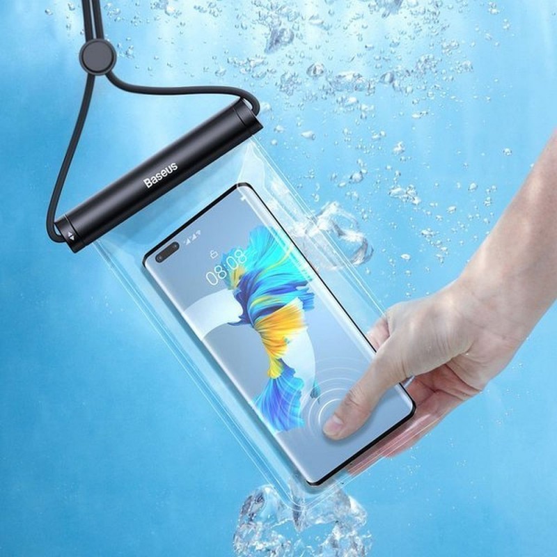 Universal slide-cover waterproof bag pro Caurspīdigs