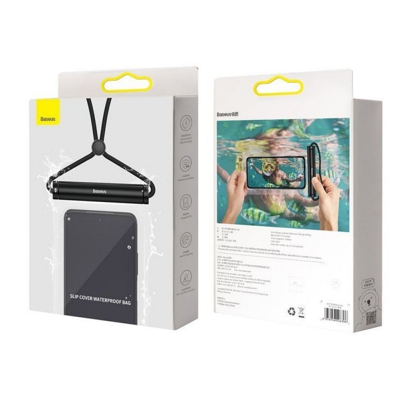 Universal slide-cover waterproof bag pro Caurspīdigs