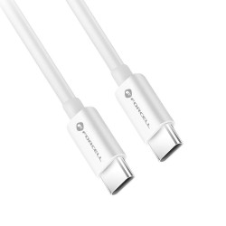 Universal cable Type C do Type C QC4.0 5A/20V PD 100W C339 3m Balts