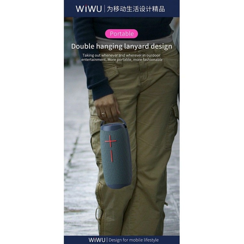 Universal Wireless Bluetooth Speaker Thunder P40 LED Melns