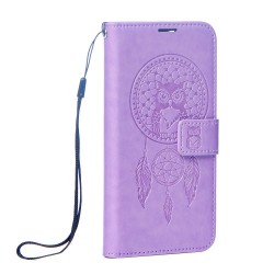 Viedtālruņa atveramais maciņš Samsung Galaxy A15 5G Mezzo Book Dreamcatcher Purpura