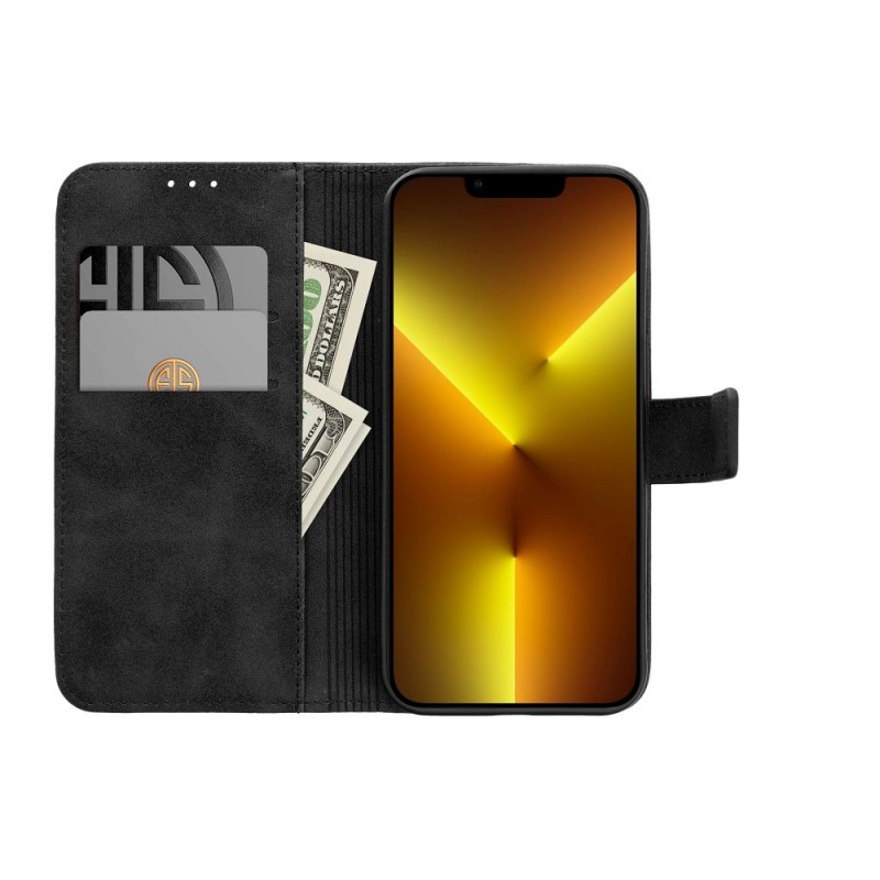 Viedtālruņa atveramais maciņš Samsung Galaxy A35 Tender Melna