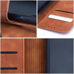 Viedtālruņa atveramais maciņš Xiaomi Redmi Note 13 Tender Brūna