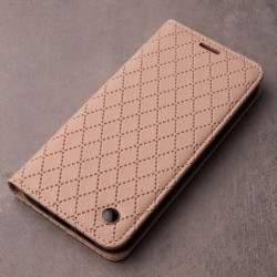 Viedtālruņa atveramais maciņš Samsung Galaxy A55 5G Smart Caro Bēša