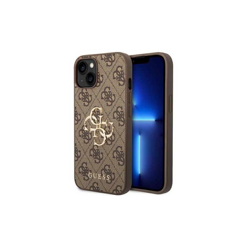 Viedtālruņa aizmugurējais vāciņš Apple iPhone 14 Pro 4G Metal Logo Brown