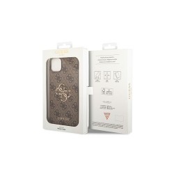 Viedtālruņa aizmugurējais vāciņš Apple iPhone 14 Pro 4G Metal Logo Brown