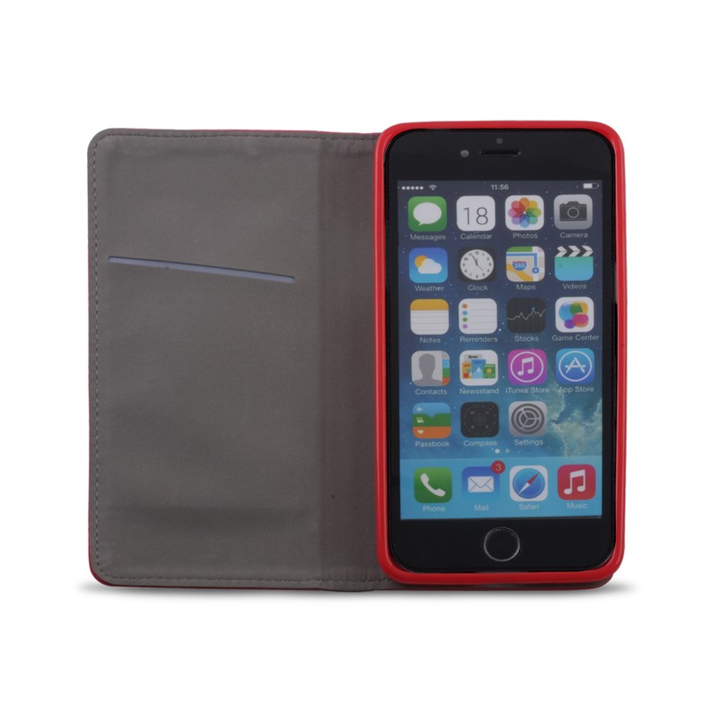 Viedtālruņa atveramais maciņš Samsung Galaxy A05S Smart Magnet Sarkana