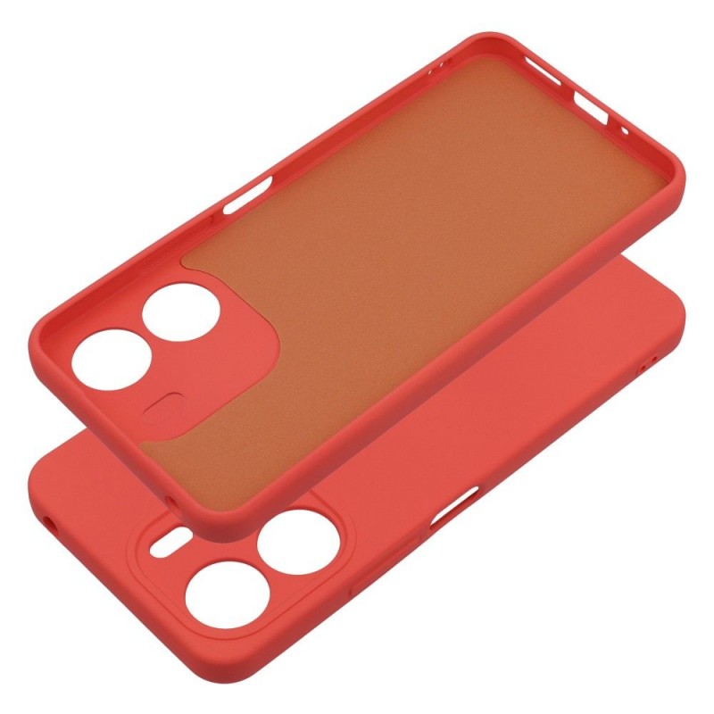 Viedtālruņa aizmugurējais vāciņš Xiaomi Redmi 13C Silicone PART Persiks