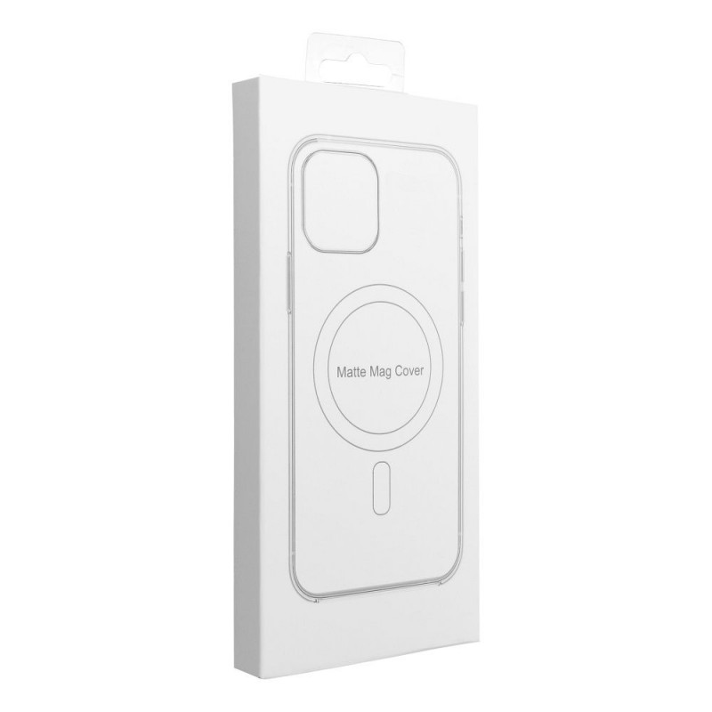 Viedtālruņa aizmugurējais vāciņš Apple iPhone 11 Full matte mag Melna, Caurspīdīga