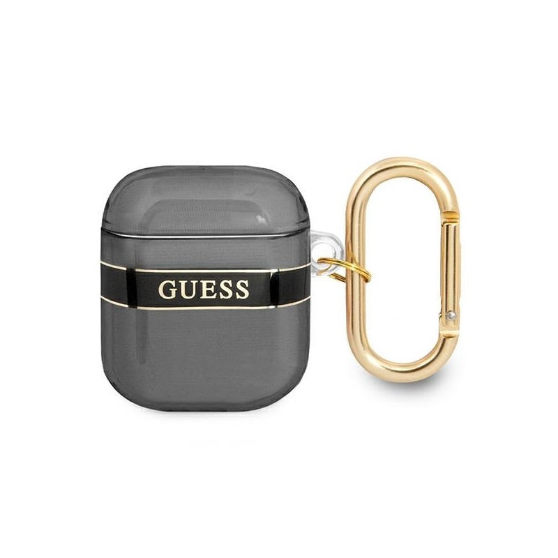 Bezvadu austiņu apvalks Apple Stripe Collection Pelēka, Ar Dizainu