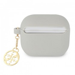 Guess GUA3LSC4EG AirPods 3 cover szary/grey Silicone Charm 4G Collection