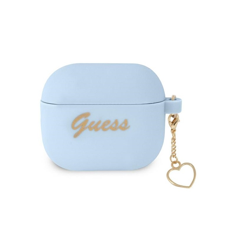 Bezvadu austiņu apvalks Apple Charms Heart Collection Zila