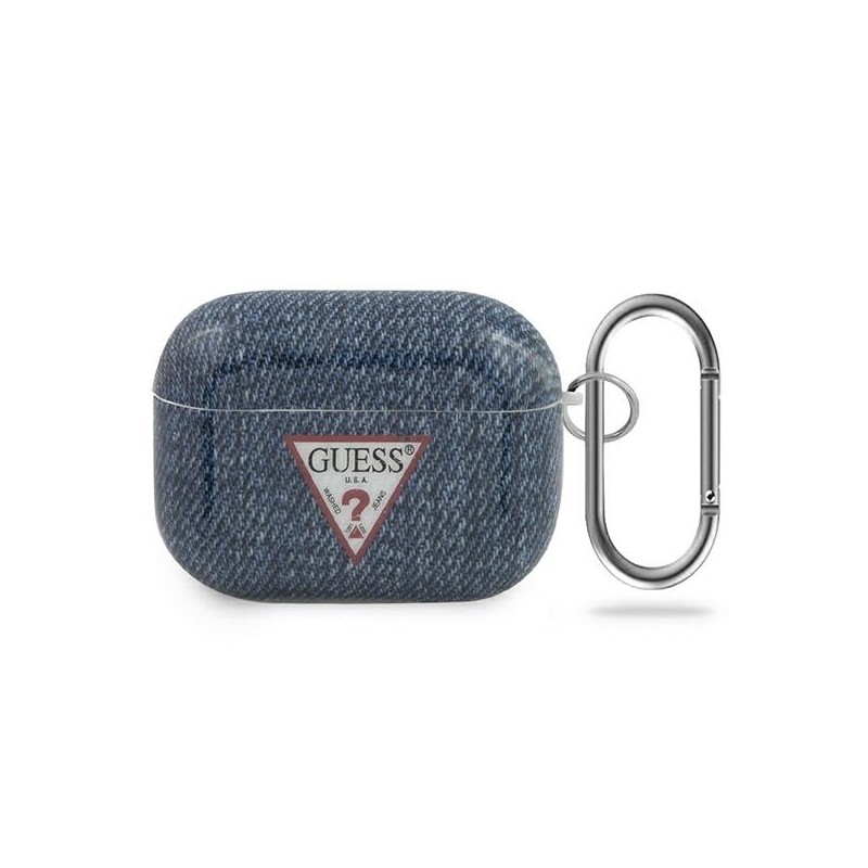 Guess GUACAPTPUJULDB AirPods Pro cover granatowy/dark blue Jeans Collection