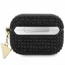 Guess GUAP2HDGTPK AirPods Pro 2 (2022/2023) cover czarny/black Rhinestone Triangle Charm